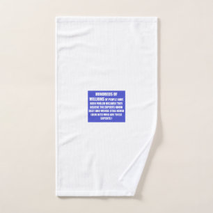 Die Menschen entscheiden sich für Lebensgedichte Badhandtuch Set