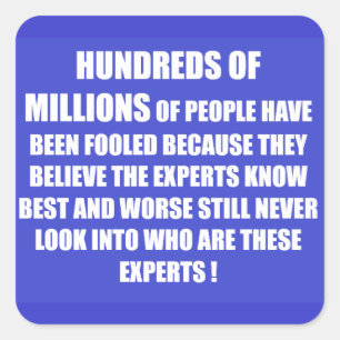 Die Menschen entscheiden sich für Lebensgedichte Quadratischer Aufkleber