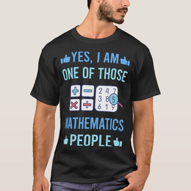 Die Menschen Mathematik Mathematik Mathematik T-Shirt (Vorderseite)