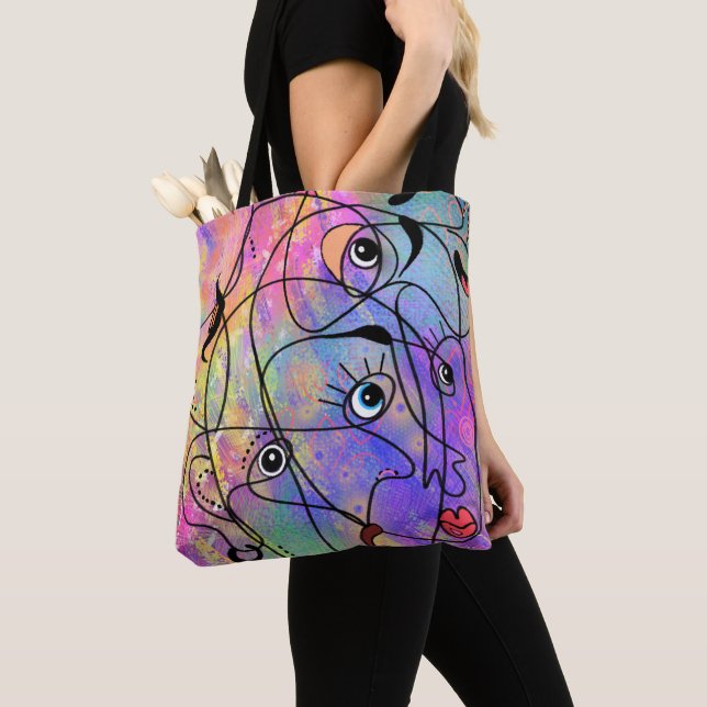 Die Menschen sehen sich der Tote Bag Moderne Stilm (Von Nahem)