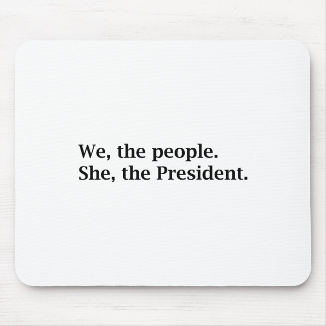 Die Menschen unterstützen Kamala Harris für Präsid Mousepad (Vorne)