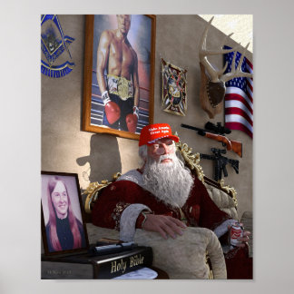 Die Menschenhöhle des Weihnachtsmanns Poster