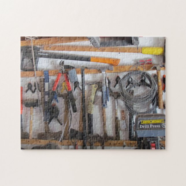 Die Menschenhöhle - Werkzeuge! Puzzle (Horizontal)