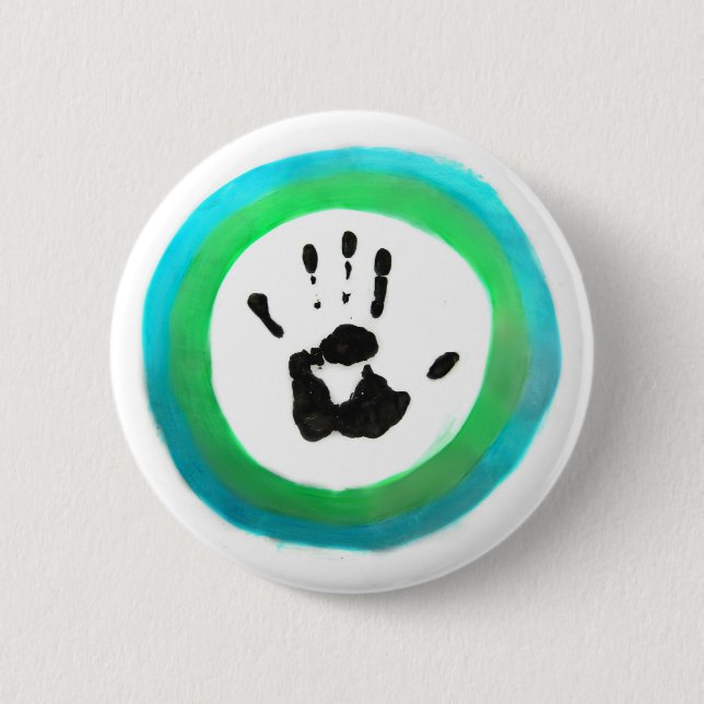 Die menschliche Flagge Button (Vorderseite)