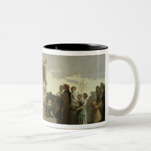 Die menschliche Komödie, c.1852 Zweifarbige Tasse