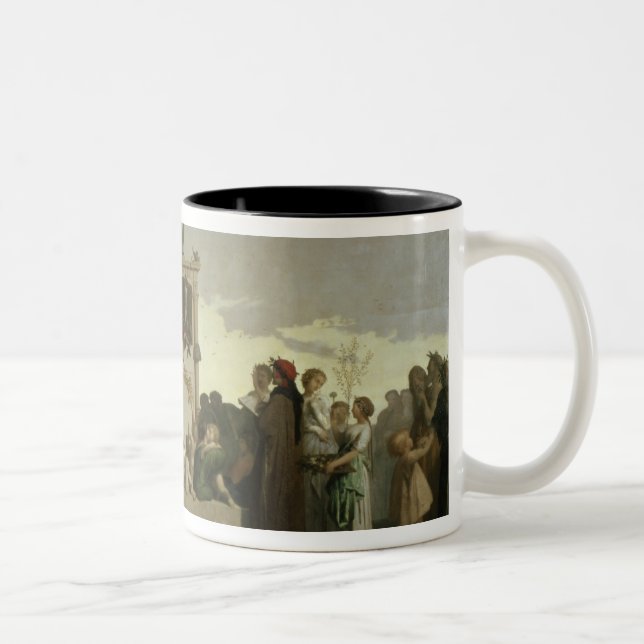 Die menschliche Komödie, c.1852 Zweifarbige Tasse (Rechts)