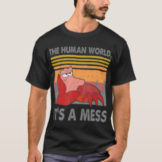 Die menschliche Welt ist ein Chaos-Hummer Vintage- T-Shirt