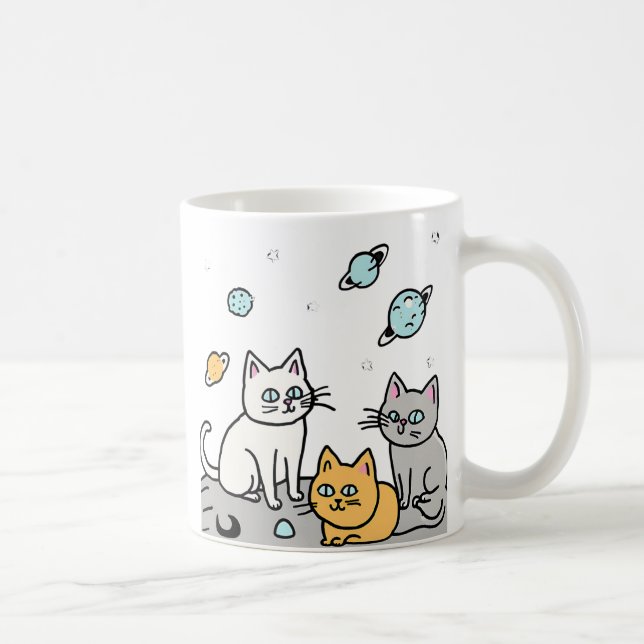 Die Meowstronauten Kaffeetasse (Rechts)