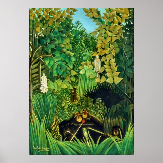 Die Merry Jesters - Henri Rousseau Poster (Vorne)