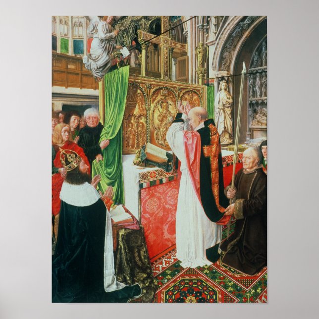 Die Messe St. Giles, c.1500 Poster (Vorne)