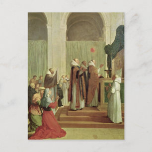 Die Messe St. Martin von Tours, 1654 Postkarte