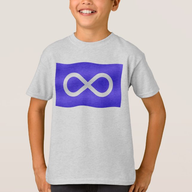 Die Metis-Shirt der Kinder Metis-Fahne Kid's Sweat T-Shirt (Vorderseite)