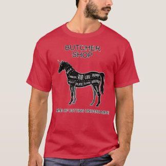 Die Metzger führen Einhorn T-Shirt