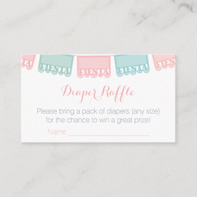 Die mexikanische Fiesta Kinderdusche bringt ein Bu Begleitkarte (Vorderseite)