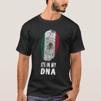Die mexikanische Flagge meiner DNA T-Shirt