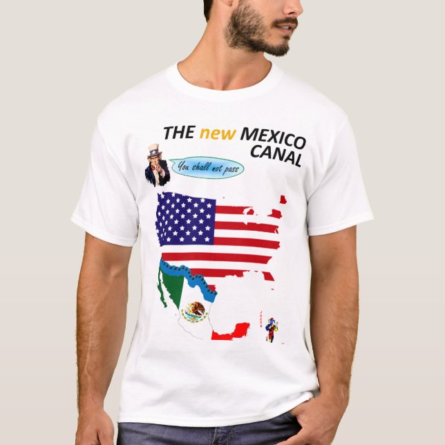 Die mexikanische Grenze des Trumpfs T-Shirt (Vorderseite)