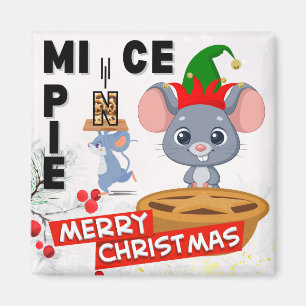 Die MICE, die den Buchstaben N von einem Minenkuch Magnet