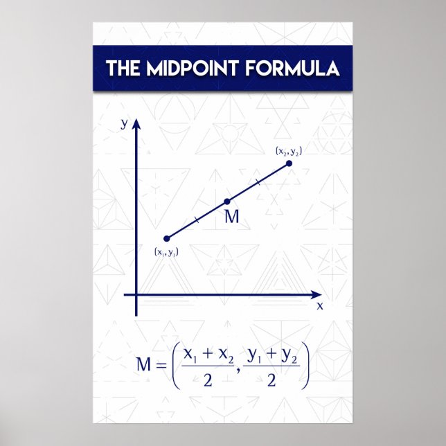Die Midpoint-Formel Poster (Vorne)