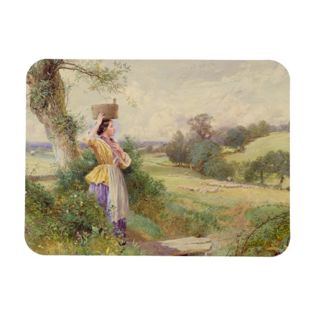 Die Milchmädchen, 1860 Magnet (Horizontal)