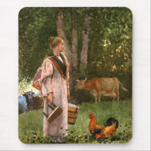 Die Milchmädchen (amerikanische Landtiere) Mousepad