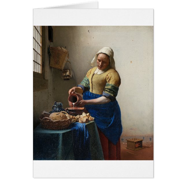 Die Milchmädchen von Johannes Vermeer (Vorne)