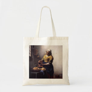 Die Milchmädchen von Johannes Vermeer Tragetasche