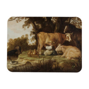 Die Milchmagd Aelbert Cuyp Magnet