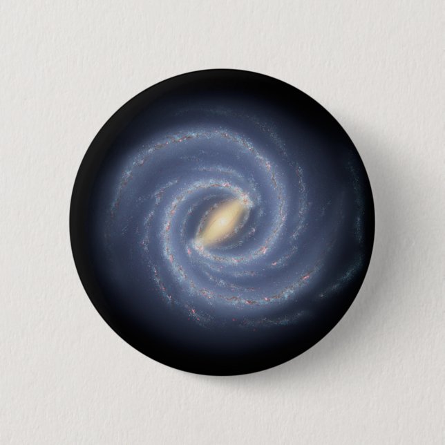 Die Milchstraße-Galaxie-Raum NASA Button (Vorderseite)