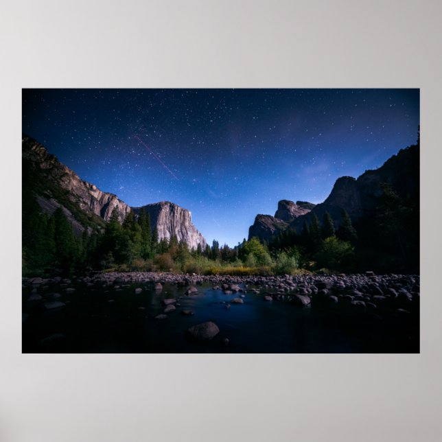 Die Milchstraße | Yosemite National Park Poster (Vorne)