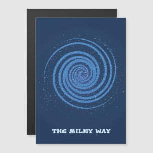 Die Milchstraßen-Galaxie Magnetkarte