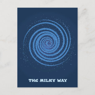Die Milchstraßen-Galaxie Postkarte
