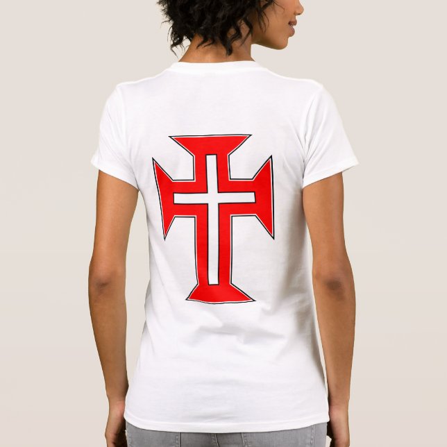 Die militärische Ordnung des Christkreuzes auf der T-Shirt (Rückseite)