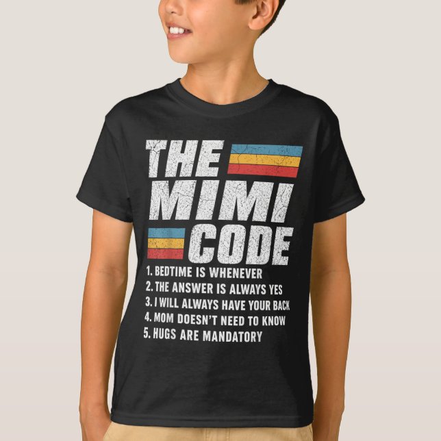 Die Mimi-Code-Schlafenszeit ist, wenn die Antwort  T-Shirt (Vorderseite)