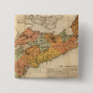Die mineralische Karte der Kirche von Nova Scotia Button