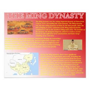 Die Ming-Dynastie Fotodruck