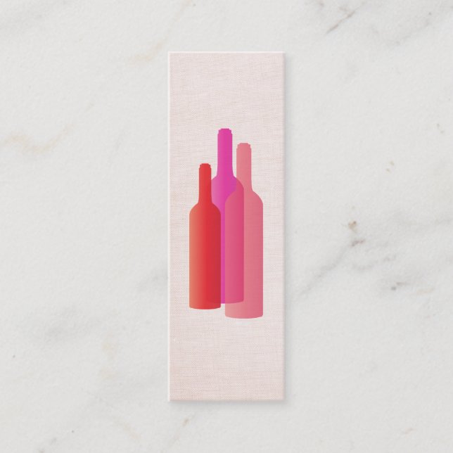 Die Mini-Visitenkarte von Wine Lover Mini Visitenkarte (Vorderseite)