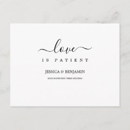 Die minimale Liebe ist der Patient aufgeschoben Postkarte