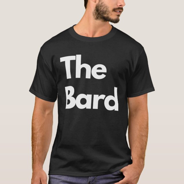 Die minimalistischen Bard-Titel T-Shirt (Vorderseite)