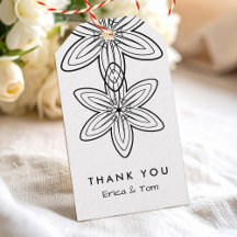 Die minimalistischen Blume in Schwarz-Weiß-Retro