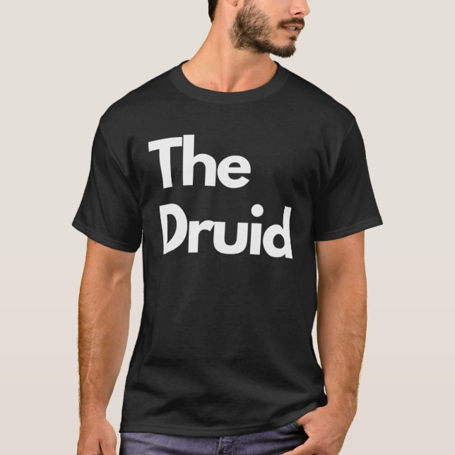 Die minimalistischen Druiden-Titel T-Shirt (Vorderseite)
