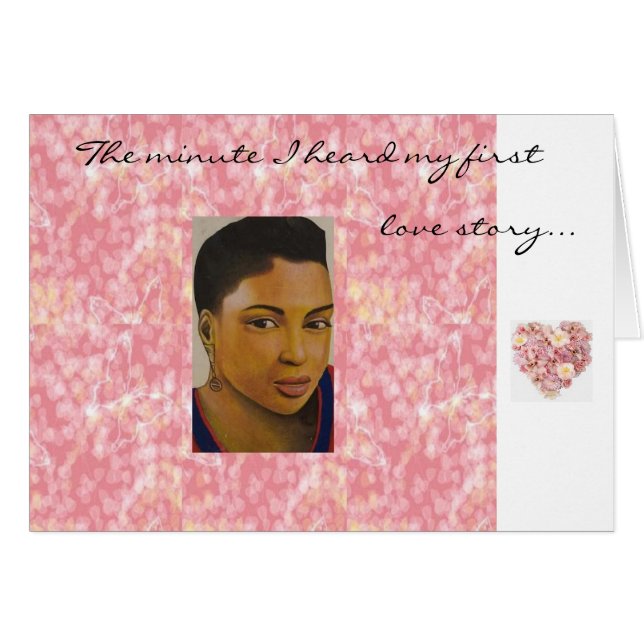 Die Minute hörte ich meine erste Liebe-Geschichte… (Vorderseite (Horizontal))