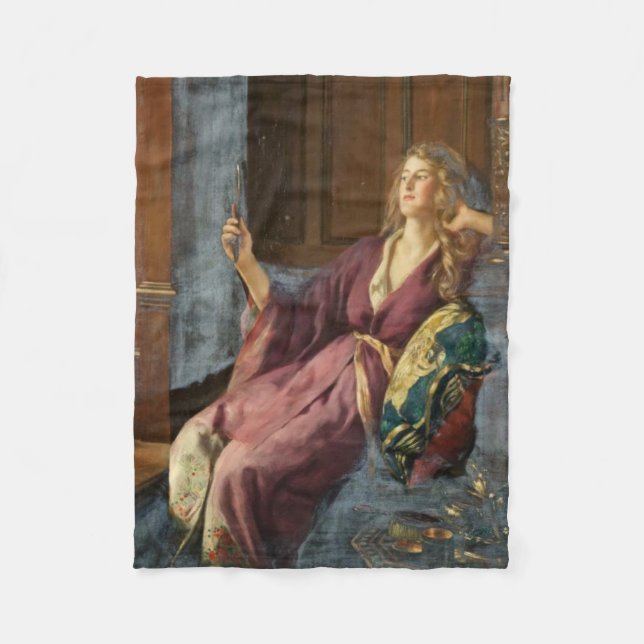 Die Minx (von John Collier) Fleecedecke (Vorderseite)