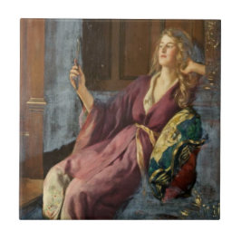 Die Minx (von John Collier) Fliese