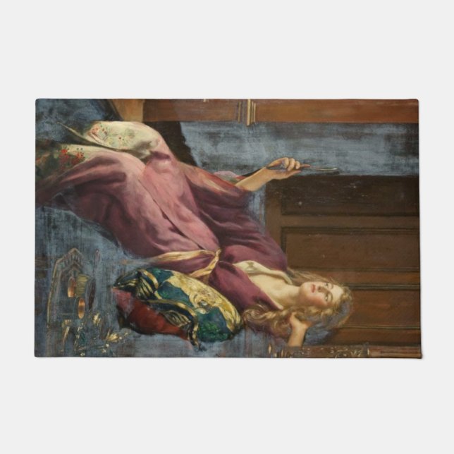Die Minx (von John Collier) Fußmatte (Vorderseite)