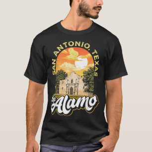 Die Mission Alamo San Antonio Texas Vintag Retro T-Shirt