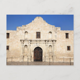 Die Mission von Alamo im modernen San Antonio, 3 Postkarte