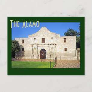 Die Mission von Alamo, San Antonio, Texas, USA Postkarte