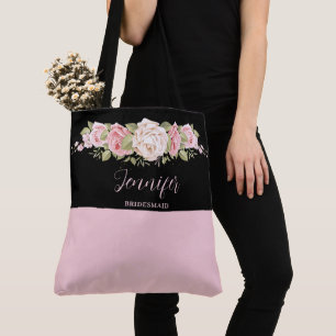 Die Mit Monogramm Tote-Tasche von Rosa
