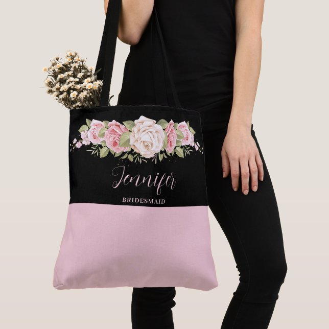 Die Mit Monogramm Tote-Tasche von Rosa (Von Nahem)