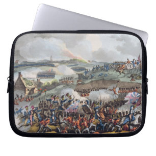 Die Mitte der britischen Armee in der Aktion am Ba Laptopschutzhülle